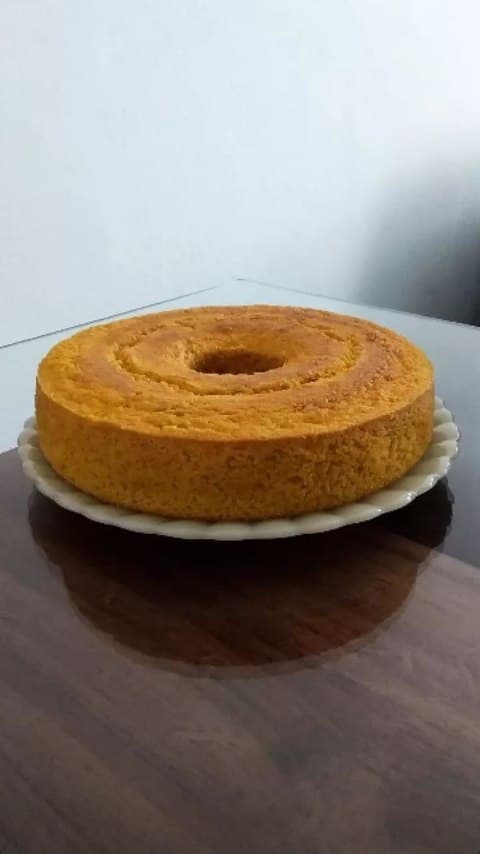 Sabe aquele bolo que tem gostinho de aconchego? É esse! 🥰