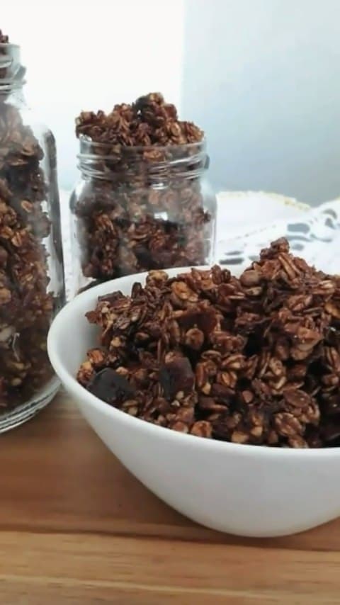 Granola de chocolate 🍫