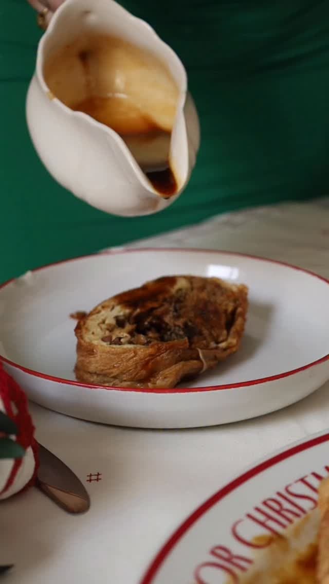 Yuba recheada com farofa molhadinha e demi-glace de vegetais 🎄