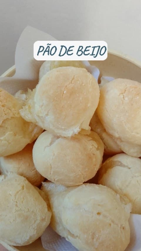 PÃO DE BEIJO 🧀🌱