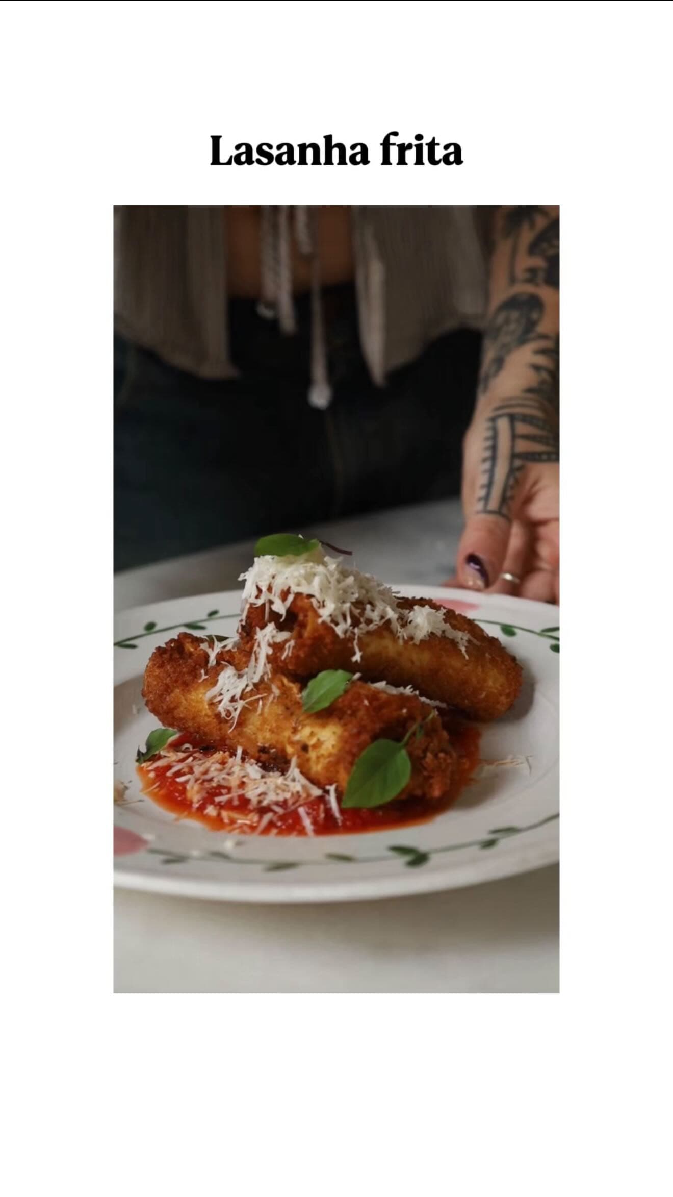 Lasanha frita