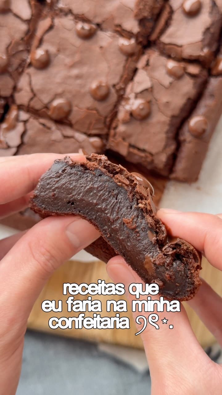 BROWNIES DE MOCHI もち 🍫 SEM GLÚTEN, SEM LEITE/ SEM LACTOSE E VEGANOS (!!!) RECEITAS QUE EU FARIA NA MINHA CONFEITARIA, EP