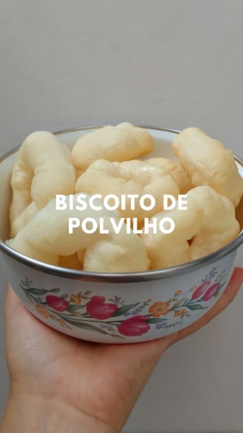 BISCOITO DE POLVILHO VEGANO 💛
