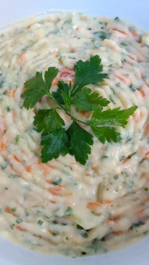 Salada de batata com maionese 🥔🥕🌰🍋