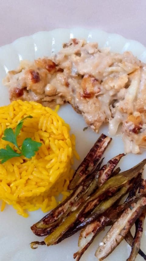 Almoço de hoje 🫶😄🍽️