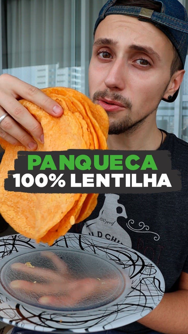 Panqueca de Lentilha Vermelha